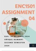 ENC1501 ASSIGNMENT 4 | SEMESTER 2 | DUE 25 OCTOBER 2024| 