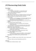 ATI Pharm Study Guide