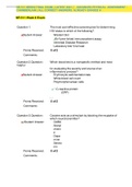 NR 511 WEEK8 FINAL EXAM ( LATEST 2021 ) : ADVANCED PHYSICAL ASSESSMENT : CHAMBERLAIN ( ALL CORRECT ANSWERS, ALREADY GRADED A