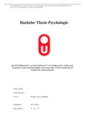 Bachelorthesis: PB9906 | Onderzoeksverslag: ''Effecten van Self-efficacy op schoolgerelateerde taken'' 