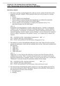 Exam (elaborations) NUR 3145 (NUR3145) The Nursing Process and Drug Therapy Lilley: Pharmacology and the Nursing Process, 8th Edition Chapters 1-21.