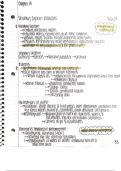 Pathophysiology for Nurses NOTES FROM TEXTBOOK Ch. 18 (NSG 3113)