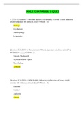 POLI 330 WEEK 1 QUIZ / POLI 330N WEEK 1 QUIZ:NEWEST-2022 |CHAMBERLAIN