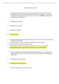 NUR 3251 - Pharmacology Exam 2 Review. Questions and Answers. All 100% Correct.