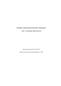 Task 1, C161 Principles of Organizational Performance Management 3-22-19.