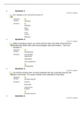 ASM 275 Unit One Test