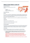 BIOS 256 Week 2 Case Study; Lower GI