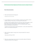 Week 3 Discussion Questions - NR603 / NR-603 / NR 603 (Latest) : Advanced Clinical Diagnosis and Practice Across the Lifespan Practicum - Chamberlain