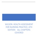 WILSON- HEALTH ASSESSMENT FOR NURSING PRACTICE, 6TH EDITION