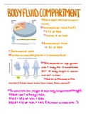 Body fluid compartments 