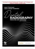 Test Bank for Dental Radiography Principles and Techniques, 6th Edition by Iannucci and Howerton