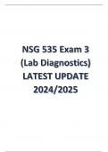 NR 535 Exam Latest Update 2024/2025 COMPLETE SOLUTION PACKAGE - WILKES UNIVERSITY