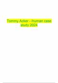 Tommy Acker - ihuman case study 2024 