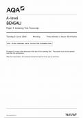 2024 AQA A LEVEL BENGALI PAPER 3 (c: Listening Test Transcript)