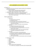   ATI LEADERSHIP & MANAGEMENT  NOTES