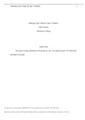 Rasmussen College NURSING 1172 jprosper_Module 08 Written Assignment - Type 1 Diabetes Planning a Days Meals_112217