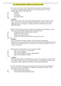 ATI  MED SURG PROCTORED EXAM-STUDY GUIDE