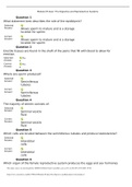 Module 05 Quiz The Digestive and Reproductive Systems.