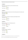 HIM G150/PHA 1Module 04 Quiz Blood and the Cardiovascular System.