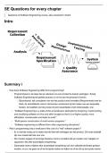 Software engineering vragen opgelost