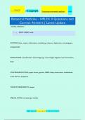 NPLEX II - Physical Medicine Questions and Correct Answers | Latest Update