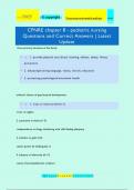 CPNRE chapter 8 - pediatric nursing Questions and Correct Answers | Latest  Update