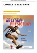 COMPLETE TEST BANK: Anthony's Textbook of Anatomy & Physiology 21st Edition by Kevin T. Patton PhD (Author) latest Update.