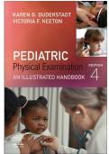 Test Bank For Pediatric Physical Examination An Illustrated Handbook 4th Edition Karen G.  All Chapters (1-30) Latest Update |Revised Edition 2024-2025| Complete Solution| Graded A+|