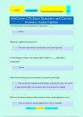 InfoComm CTS Exam Questions and Correct Answers | Latest Update