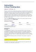 GEN 499 WK4 QUIZ (version 3) Score for this quiz: 25 out of 25./GEN 499 WK4 QUIZ (version 3) Score for this quiz: 25 out of 25.