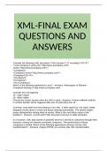 XML-FINAL EXAM QUESTIONS AND ANSWERS