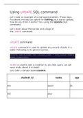 Introduction to SQL SQL create command SQL ALTER command SQL Truncate, Drop or Rename a Table Using INSERT SQL command Using UPDATE SQL command Using DELETE SQL command Commit, Rollback and Savepoint SQL commands Using GRANT and REVOKE Using the WHERE SQL