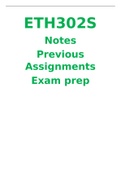 ETH302S Exam and Assignment notes