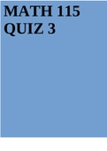 MATH 115 QUIZ 3 2022