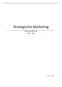 Samenvatting  Strategische Marketing (2021-2022)
