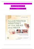 Test Bank For Illustrated Anatomy of the Head and Neck  6th Edition by Fehrenbach    All Chapters 1 – 12 Complete 