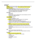 NURSING NUR305 - AH1 Exam 3 Study Guide.