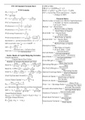 Financial Management I Formulas