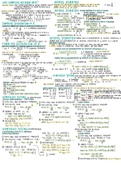 Business Analytics I Exam #2 Cheat Sheet