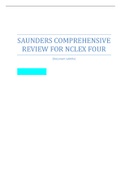 SAUNDERS COMPREHENSIVE REVIEW FOR NCLEX FOUR