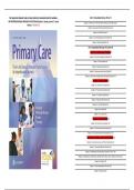 TEST BANK FOR PRIMARY CARE ART AND SCIENCE OF ADVANCED PRACTICE NURSING –  AN INTERPROFESSIONAL APPROACH 6TH EDITION By Debera J. Dunphy, Lynne M ||Latest  Edition|| ANSWER KEY