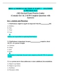 HESI_A2_MODULE_SECTION_IV_PART_2_____ANATOMY___PHYSIOLOGY__2021_Revised_Exam