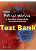 Applied Pathophysiology A Conceptual Approach to the Mechanisms of Disease 3rd Edition Braun Test Bank