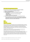 NR-511 Week 3 Clinical Case Study Part Two Discussion (Collection)graded A