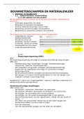 Complete samenvatting Bouwwetenschappen (18/20) 