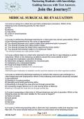 MIDICAL SURGICAL RE-EVALUATION EXAM SOLUTION 2024(DOWNLOAD TO SCORE A)