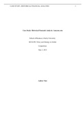 BUSI 690 CASE STUDY MATRICES ASSIGNMENT_Case Study- Historical Financial Analysis: Amazon.com