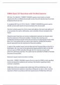 FINRA Exam 227 Questions with Verified Answers,100% CORRECT