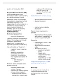 Lecture Notes Behaviour and Communication in Organizations (BCO) 