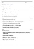 MCB3020 (UF) BACUSMO EXAM 1 QUESTIONS AND ANSWERS